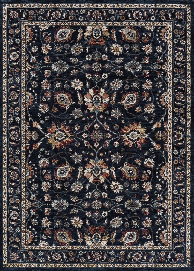 Ranchette Navy 7'10 x 11'2 Rug - Thumbnail - Image 1