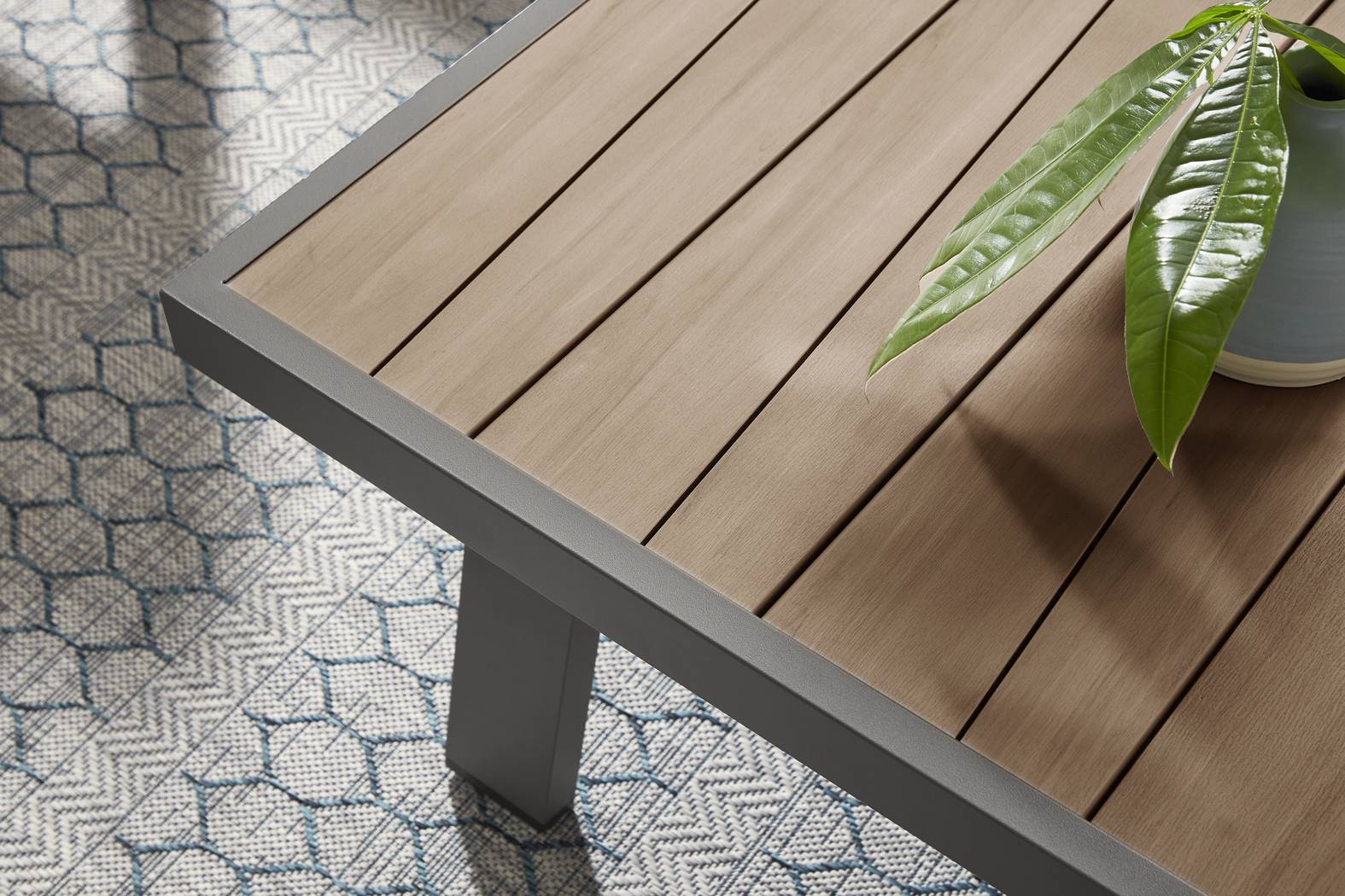 Randolph Gray 4 Pc Outdoor Glider Loveseat Seating Set - Thumbnail - Image 7