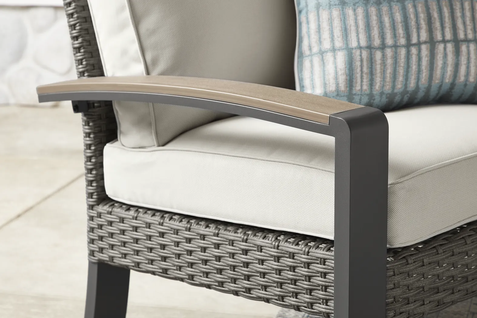 Randolph Gray 4 Pc Outdoor Seating Set - Thumbnail - Image 5
