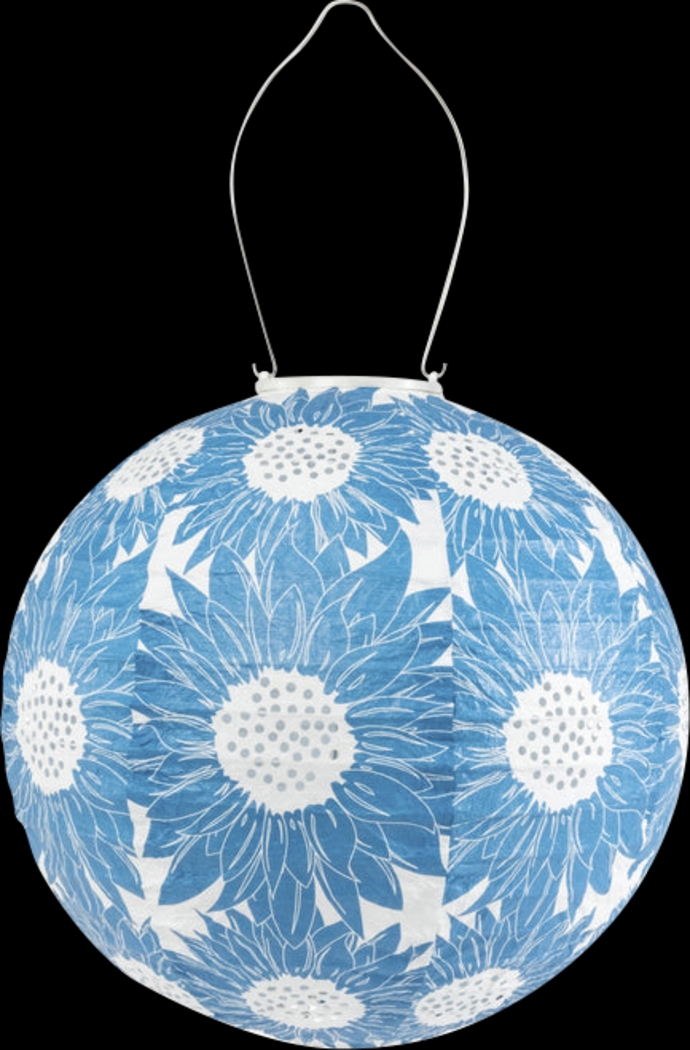 Ranear Blue Outdoor Solar Lantern - Thumbnail - Image 1