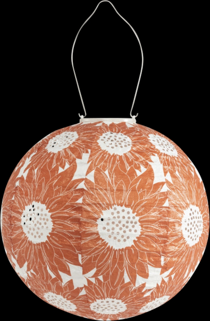 Ranear Orange Outdoor Solar Lantern - Thumbnail - Image 1