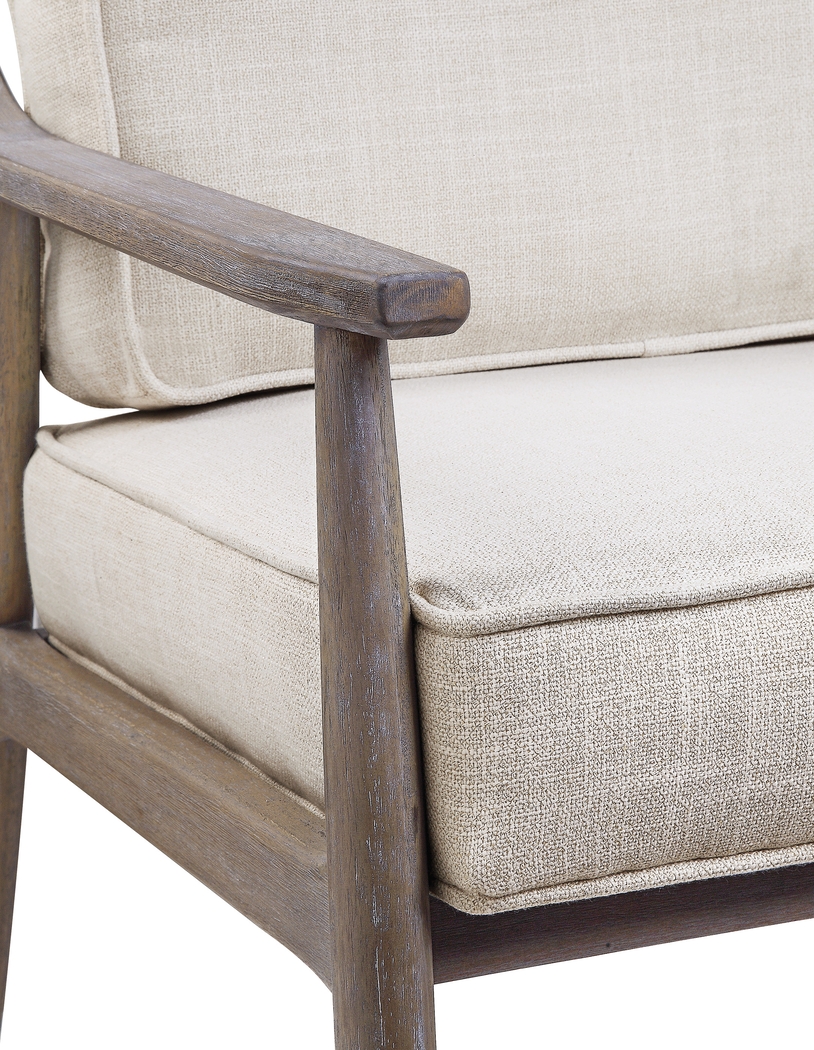 Ranelo I Cream Accent Chair - Thumbnail - Image 9