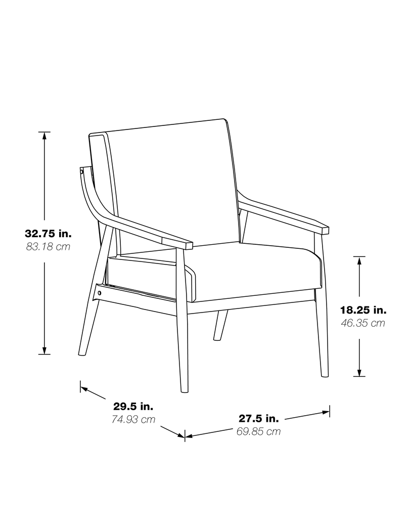 Ranelo I Cream Accent Chair - Thumbnail - Image 10
