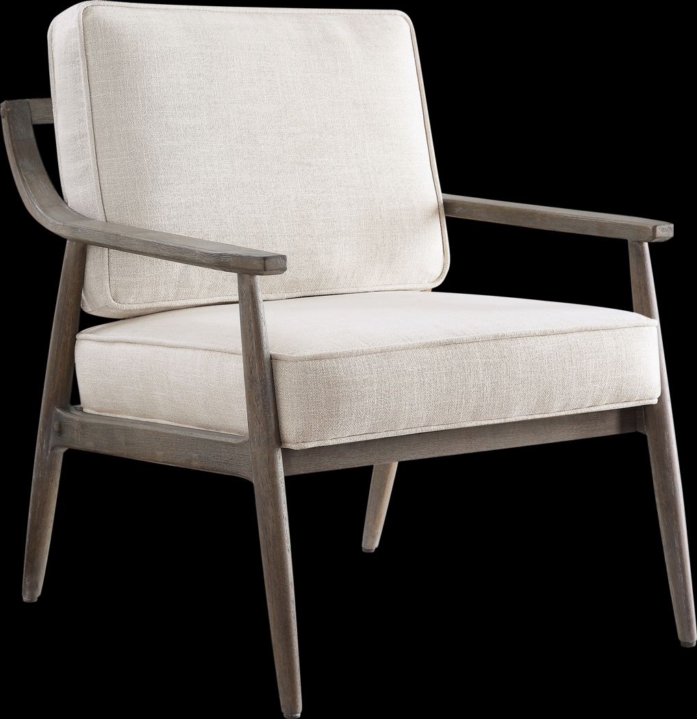 Ranelo I Cream Accent Chair - Thumbnail - Image 1