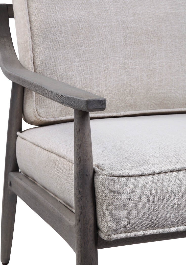 Ranelo II Cream Accent Chair - Thumbnail - Image 7