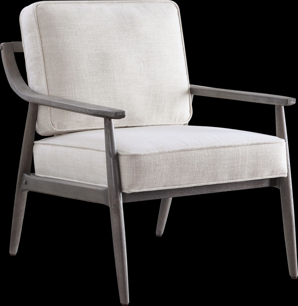 Ranelo II Cream Accent Chair - Thumbnail - Image 1