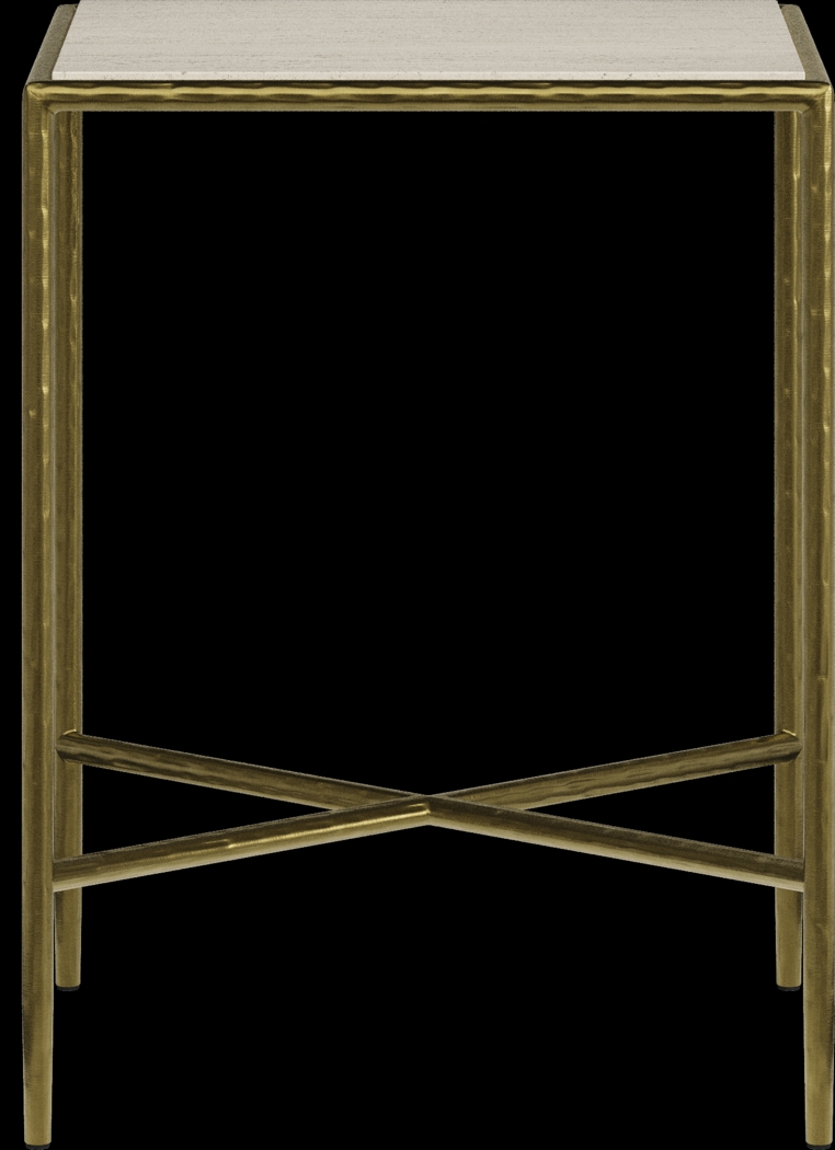 Rangel Taupe Side Table - Thumbnail - Image 2