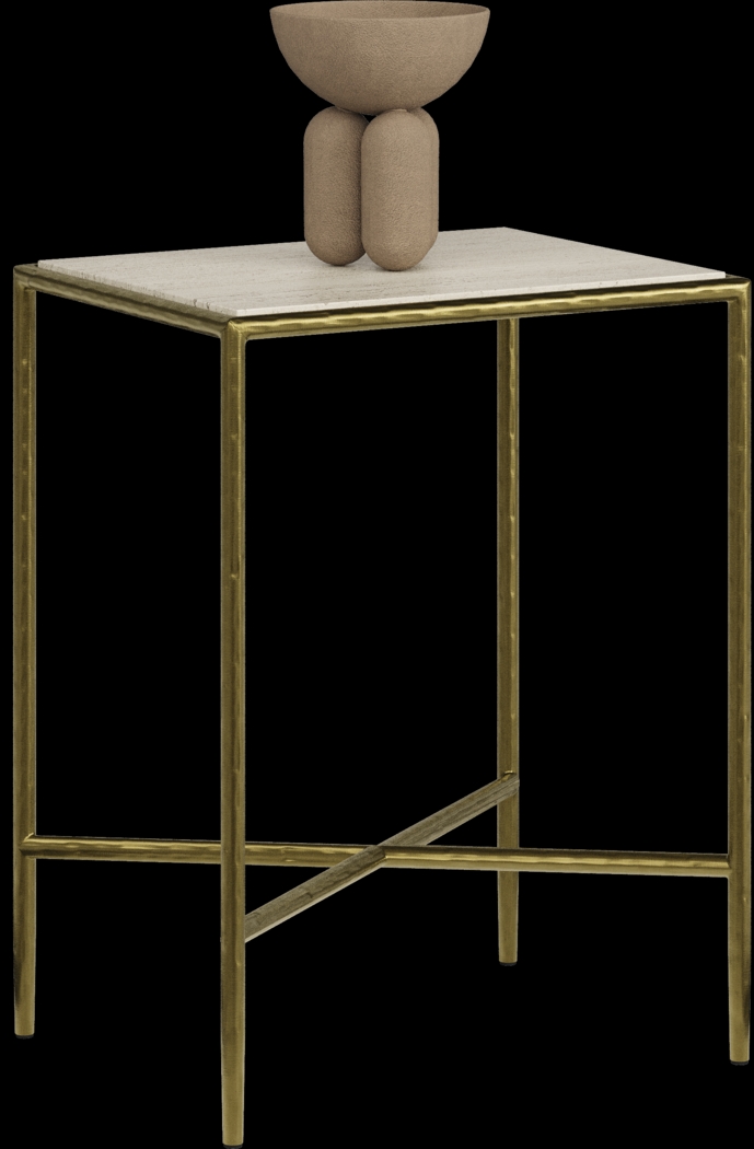 Rangel Taupe Side Table - Thumbnail - Image 3