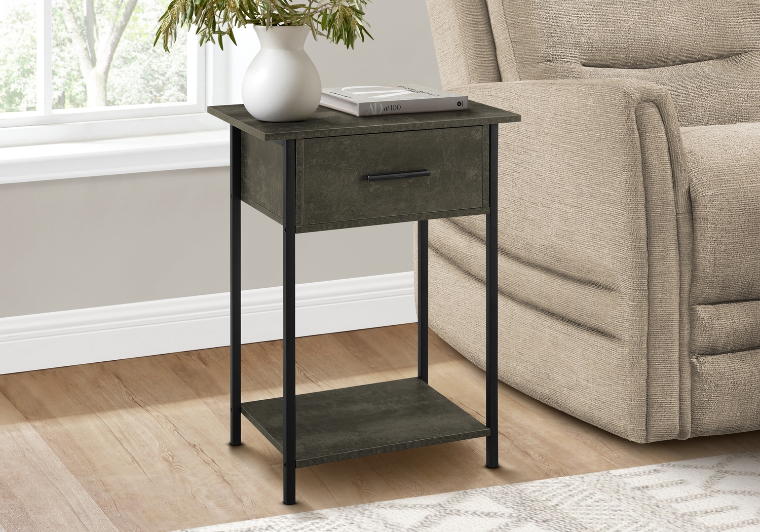 Rankiny Bronze End Table - Thumbnail - Image 2