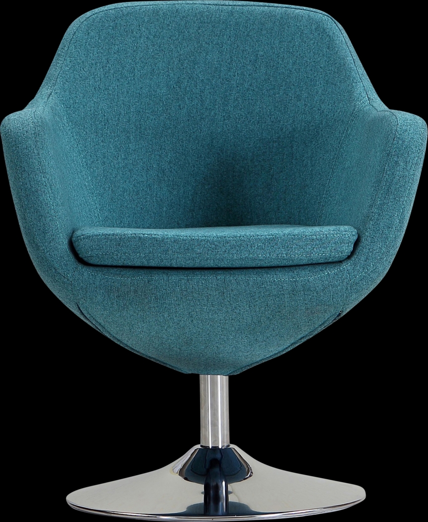 Rantoul Blue Accent Chair - Thumbnail - Image 3