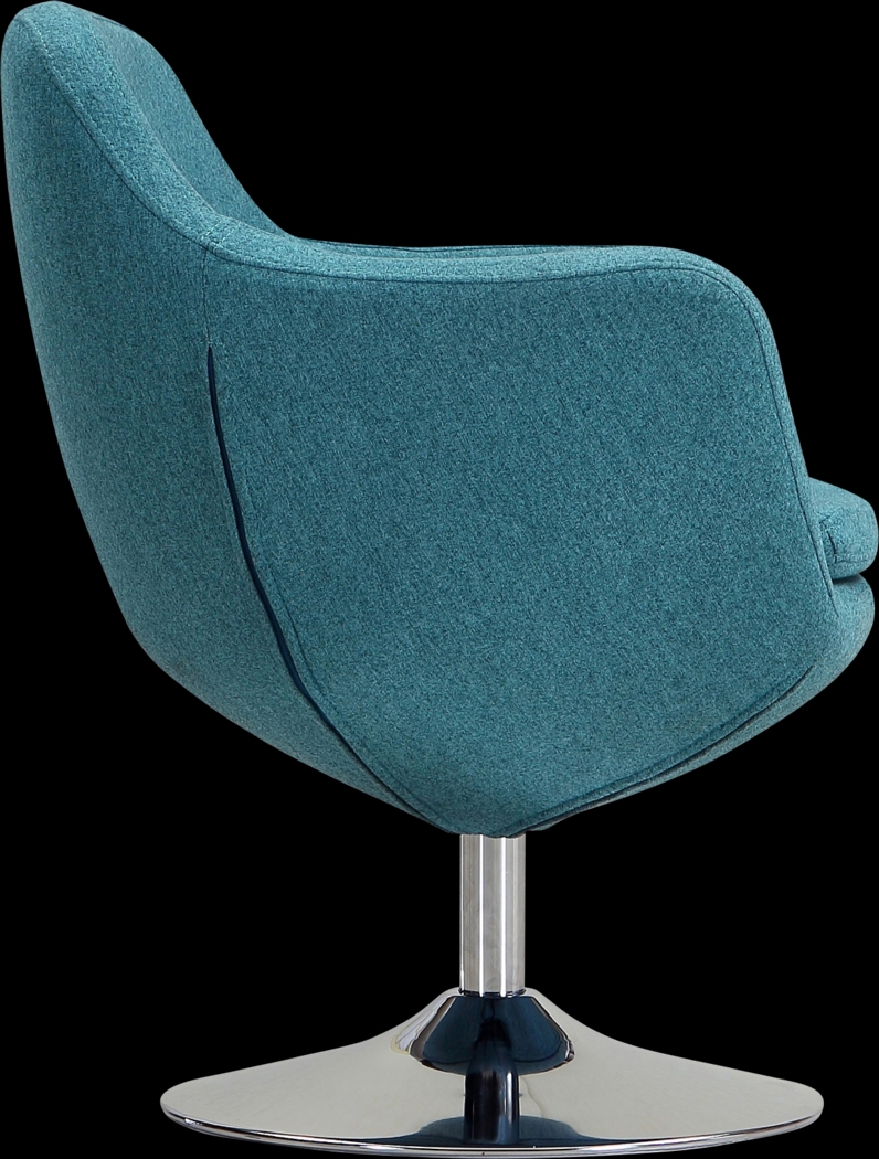 Rantoul Blue Accent Chair - Thumbnail - Image 4