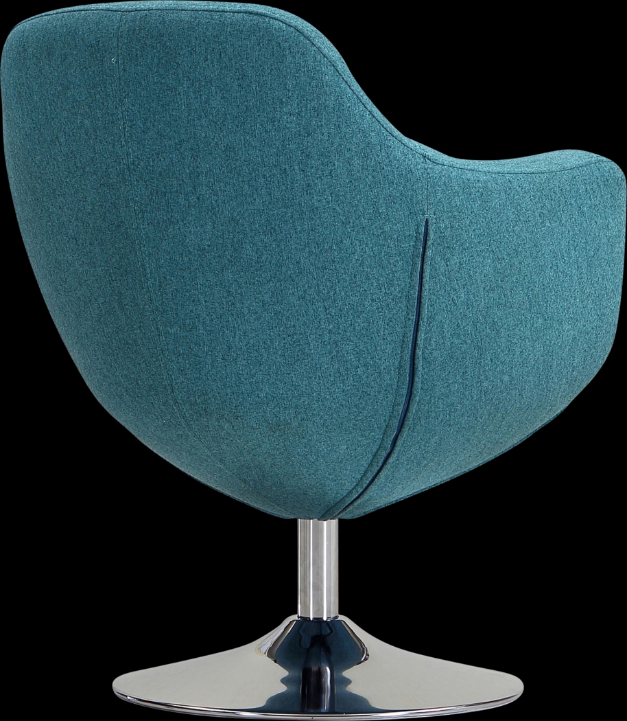 Rantoul Blue Accent Chair - Thumbnail - Image 5
