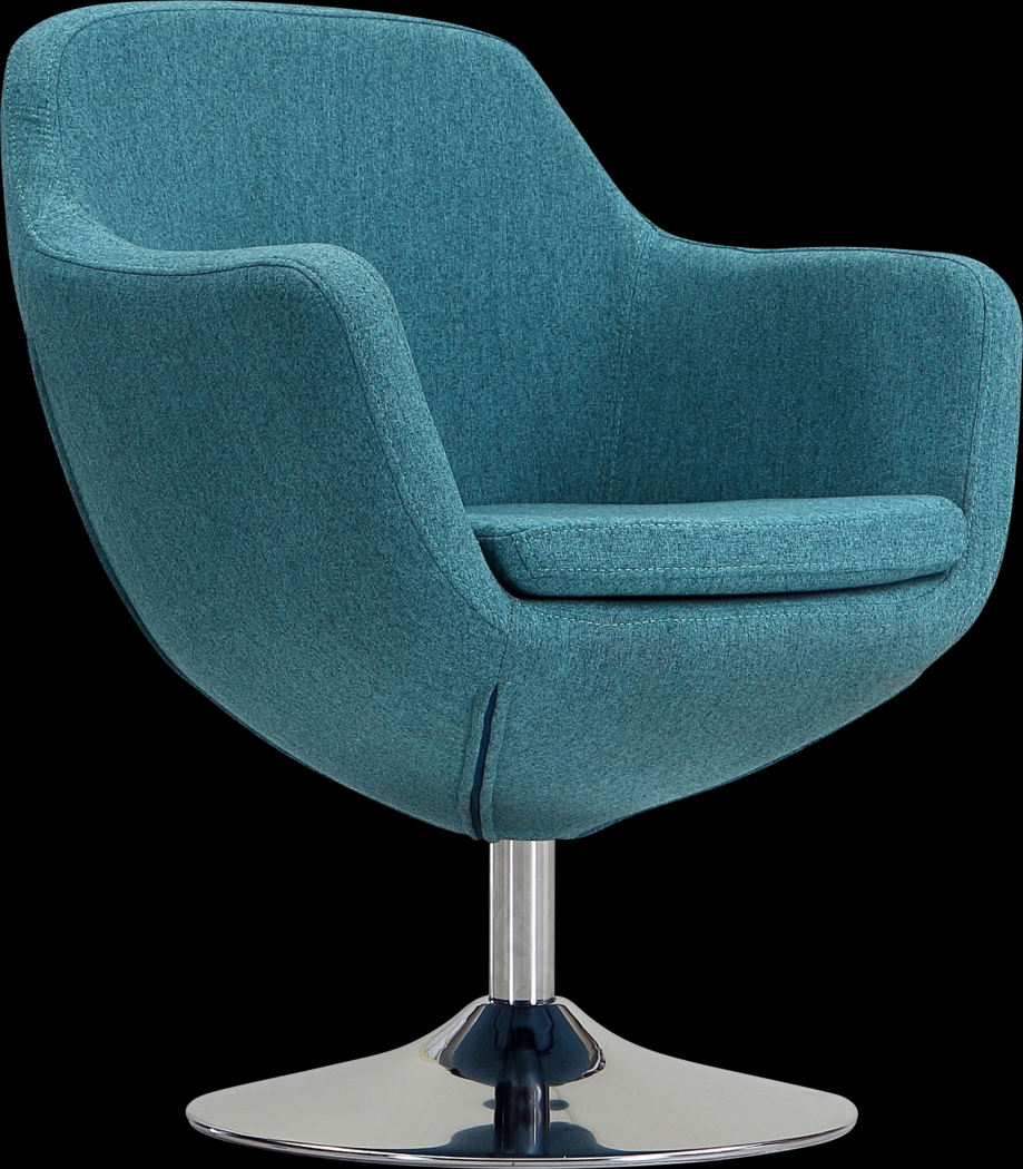 Rantoul Blue Accent Chair - Thumbnail - Image 1