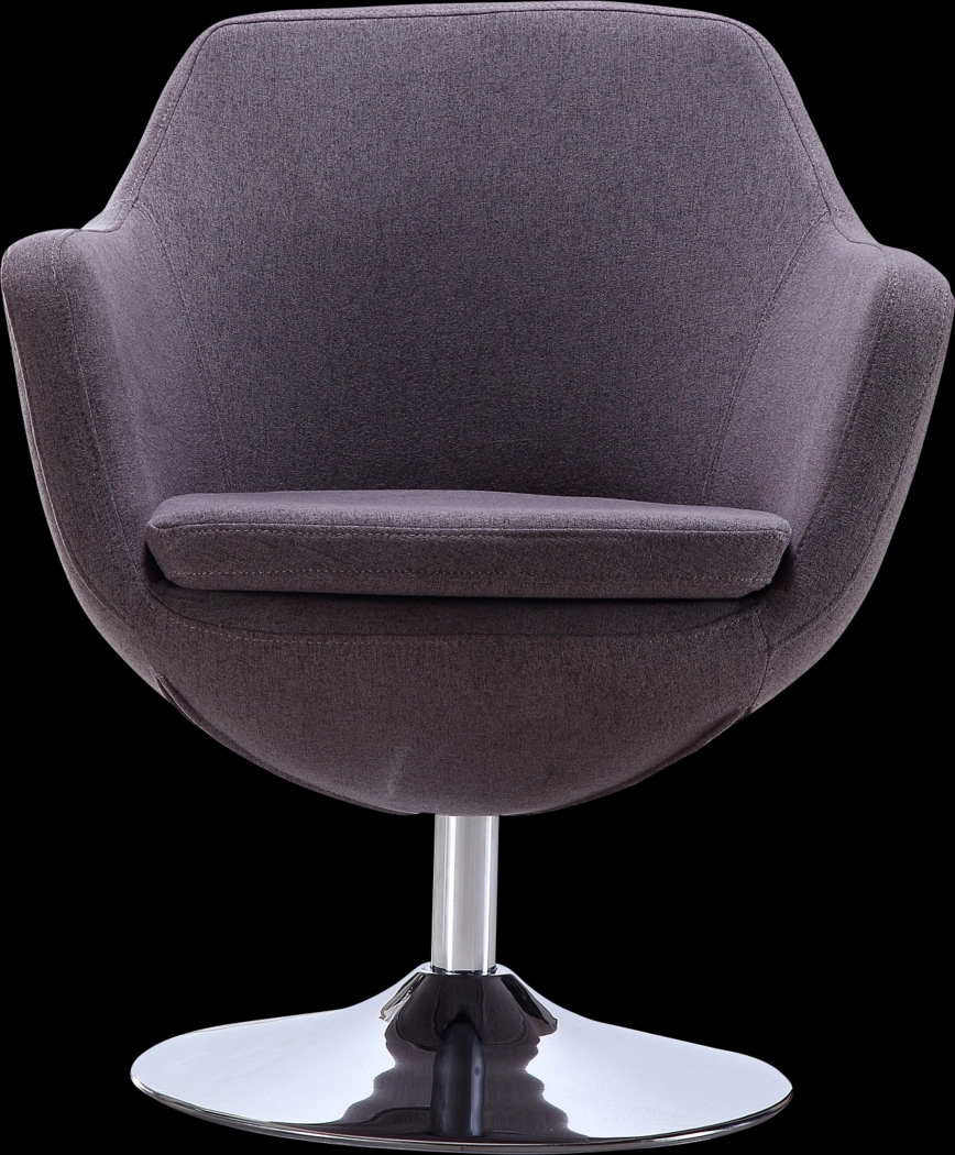 Rantoul Gray Accent Chair - Thumbnail - Image 3