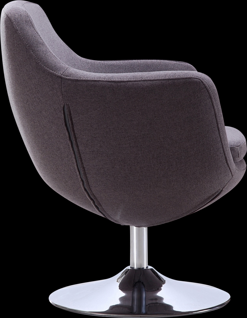Rantoul Gray Accent Chair - Thumbnail - Image 4
