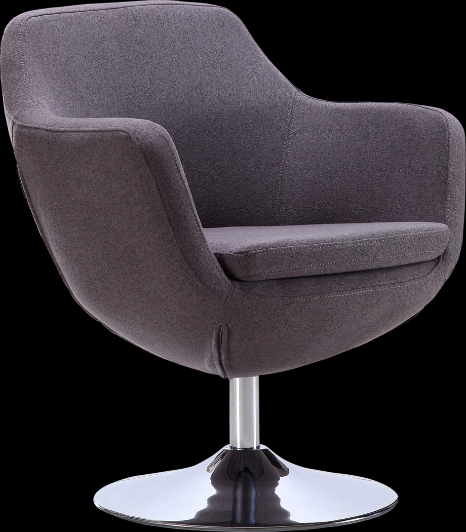 Rantoul Gray Accent Chair - Thumbnail - Image 1