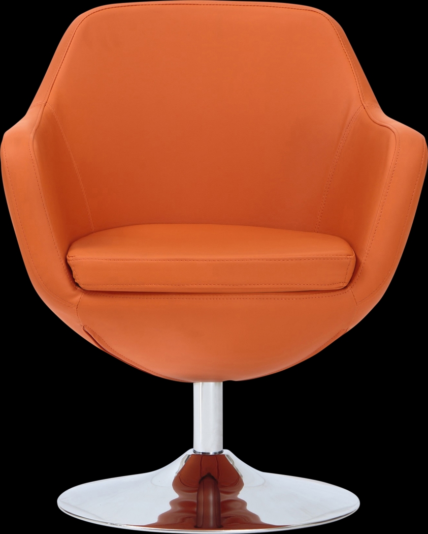 Rantoul Orange Accent Chair - Thumbnail - Image 3