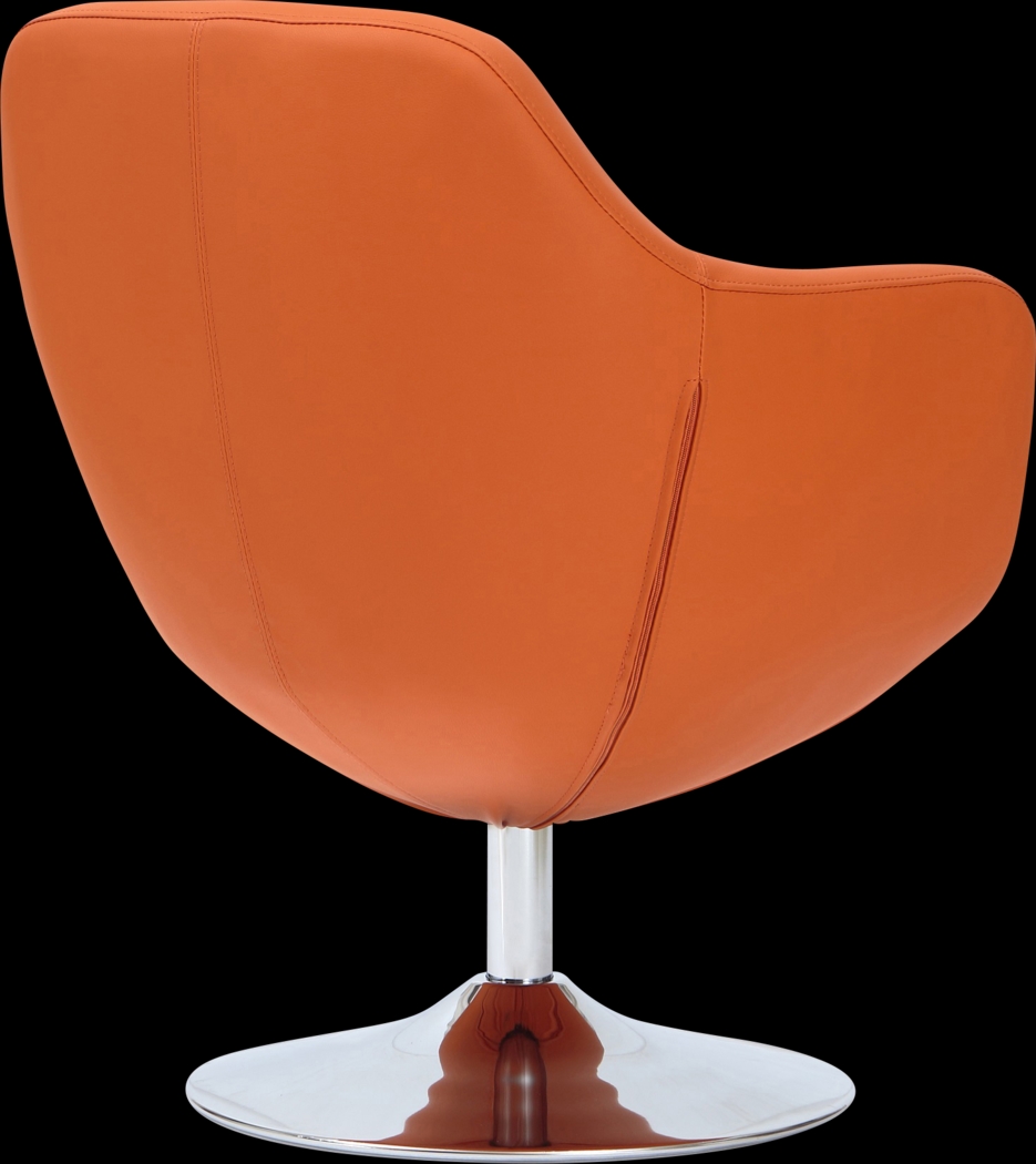 Rantoul Orange Accent Chair - Thumbnail - Image 4