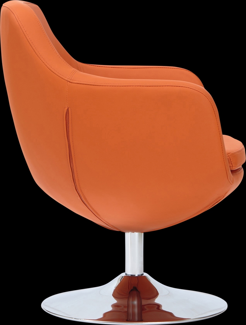 Rantoul Orange Accent Chair - Thumbnail - Image 5
