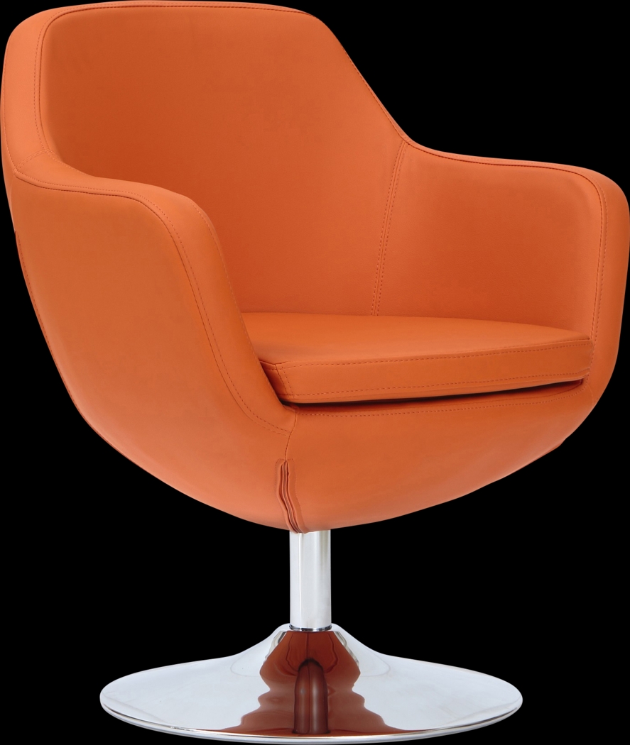 Rantoul Orange Accent Chair - Thumbnail - Image 1