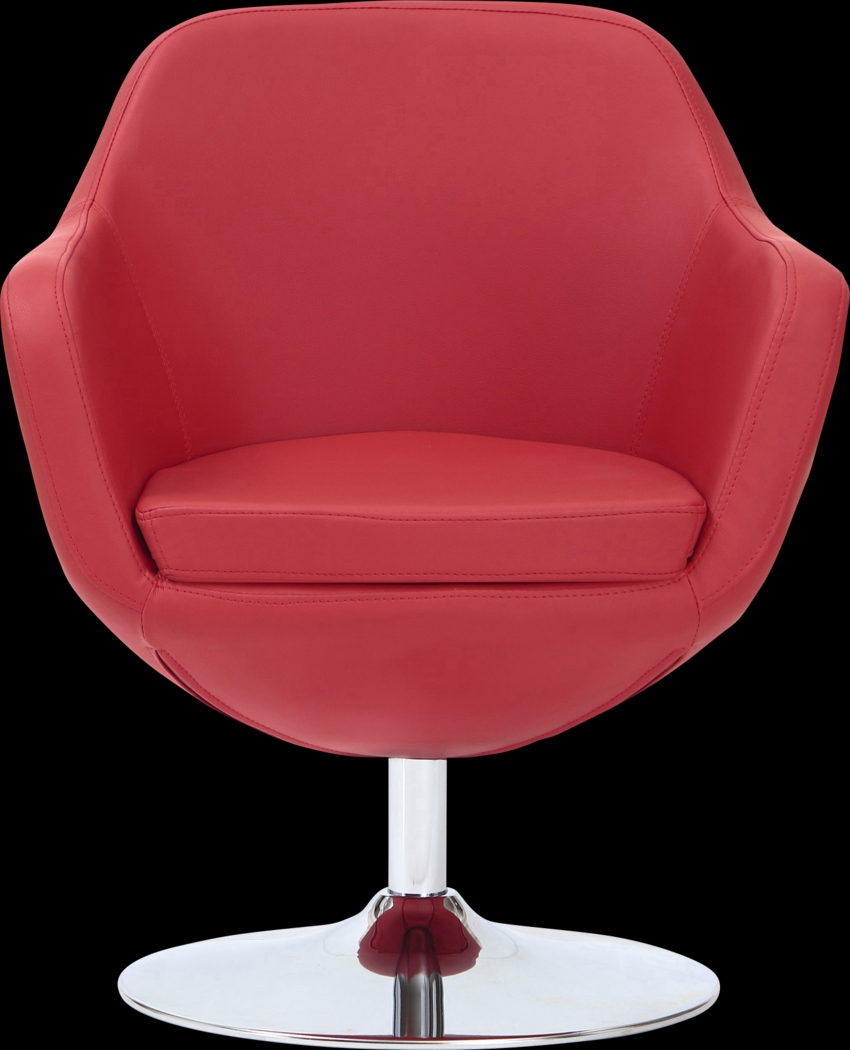 Rantoul Red Accent Chair - Thumbnail - Image 2