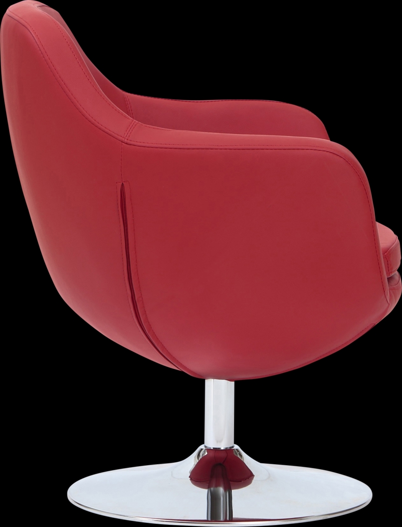 Rantoul Red Accent Chair - Thumbnail - Image 3