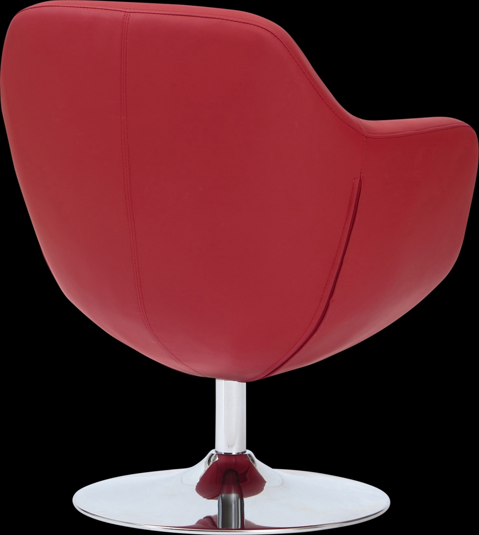 Rantoul Red Accent Chair - Thumbnail - Image 4