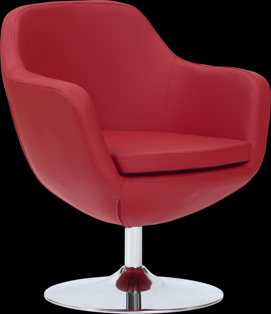 Rantoul Red Accent Chair - Thumbnail - Image 1