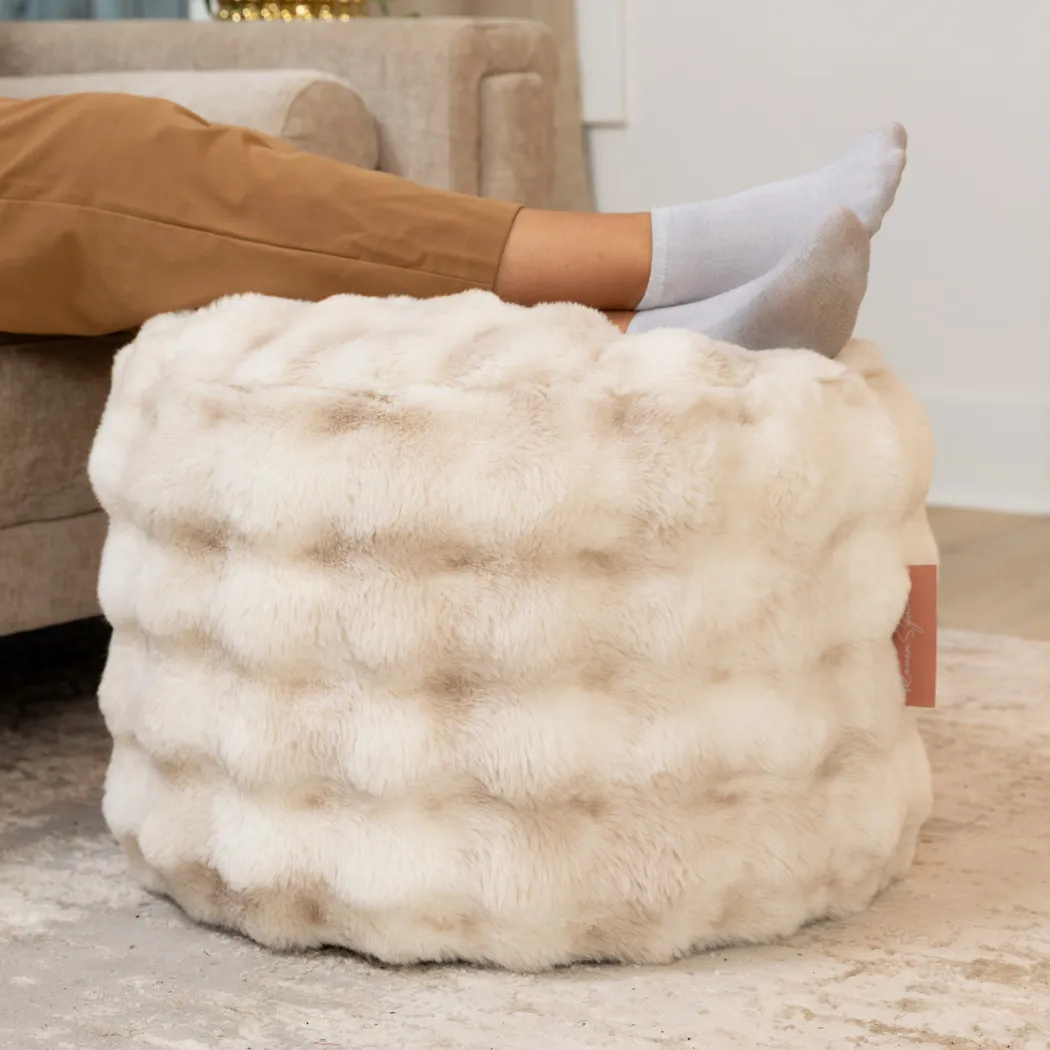 Raone Phantom Cream Ottoman - Thumbnail - Image 3