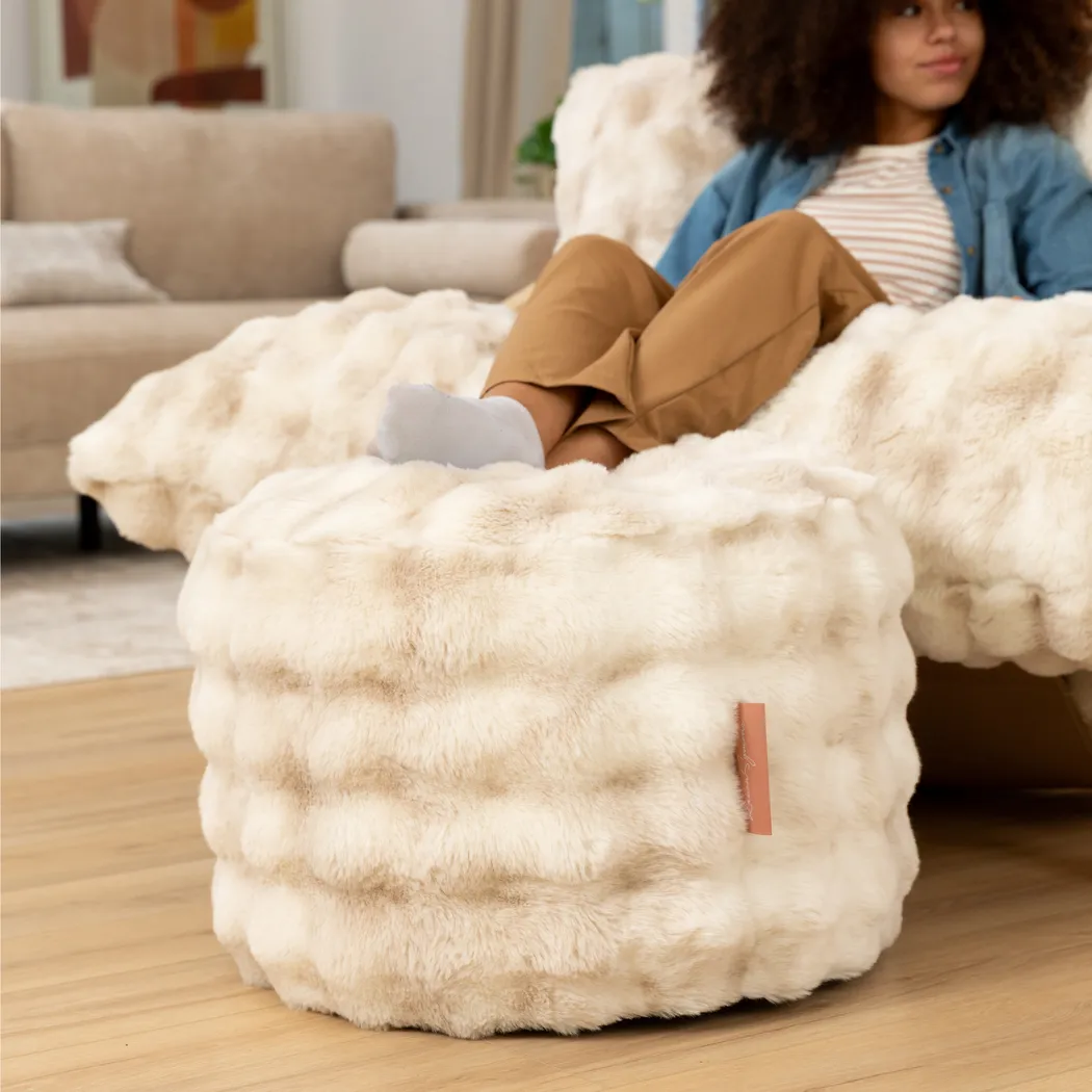 Raone Phantom Cream Ottoman - Thumbnail - Image 5