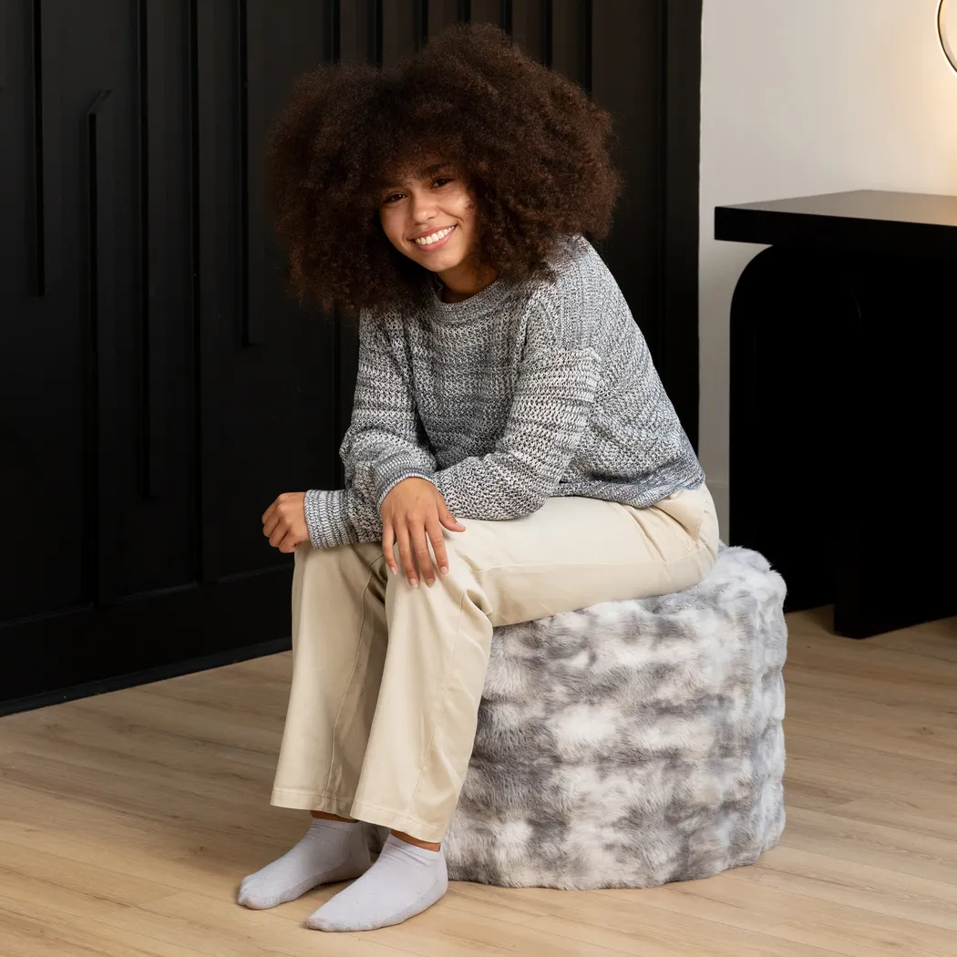 Raone Phantom Gray Ottoman - Thumbnail - Image 4