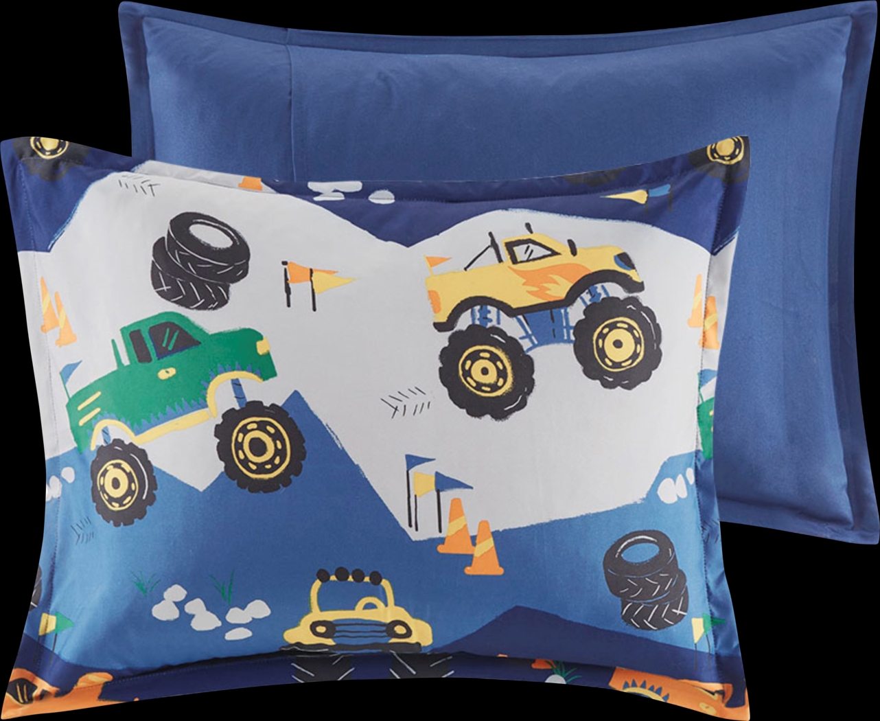 Raoul Blue Twin Comforter Set - Thumbnail - Image 4