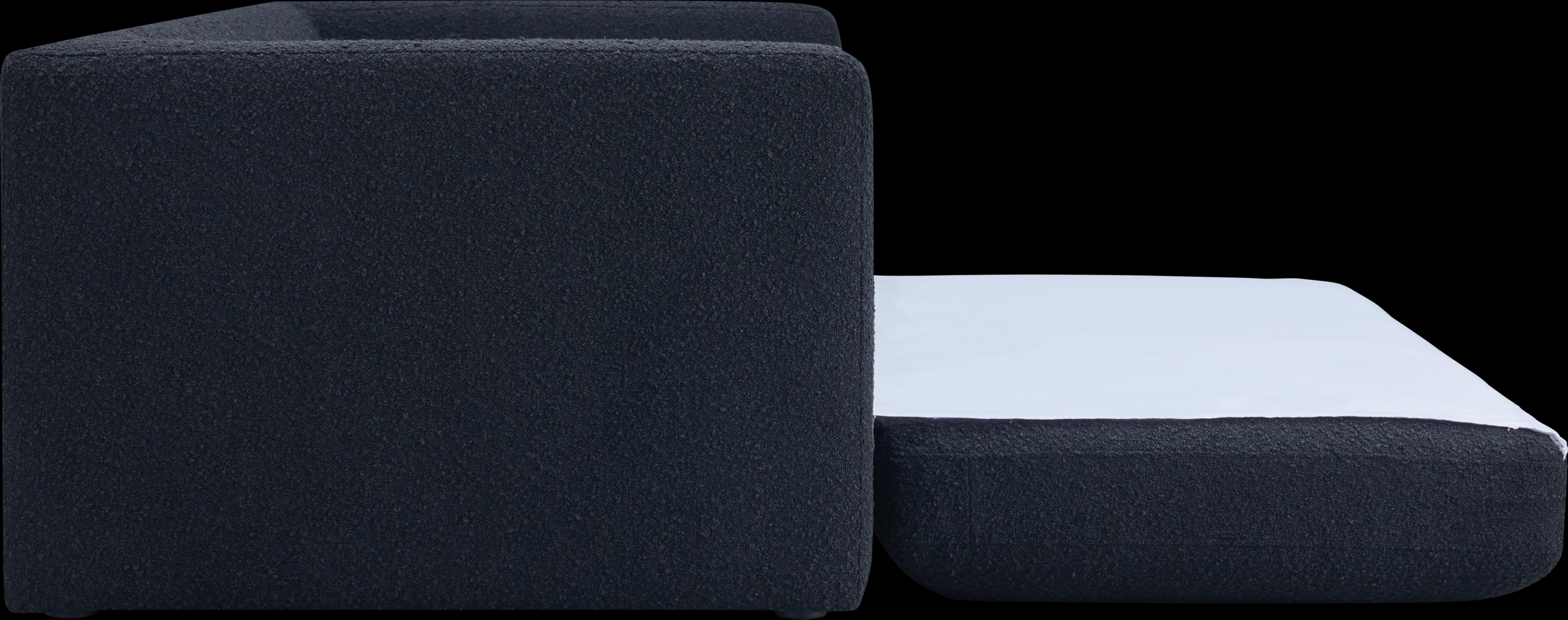 Rapalla Black Sleeper Sofa - Thumbnail - Image 6