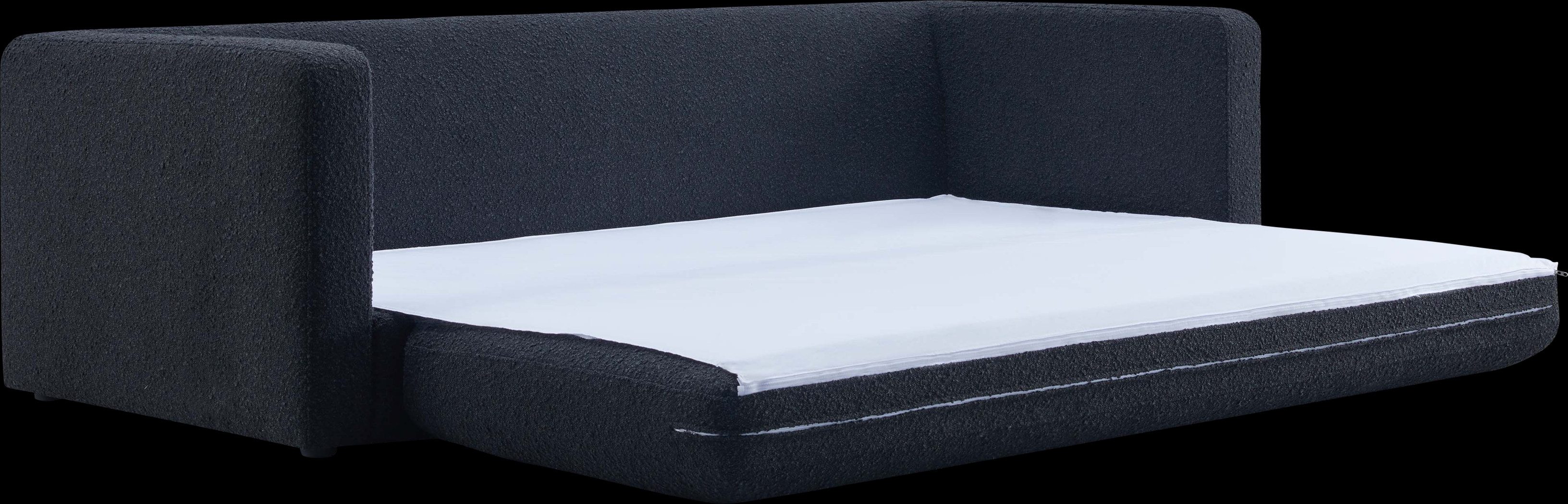 Rapalla Black Sleeper Sofa - Thumbnail - Image 8