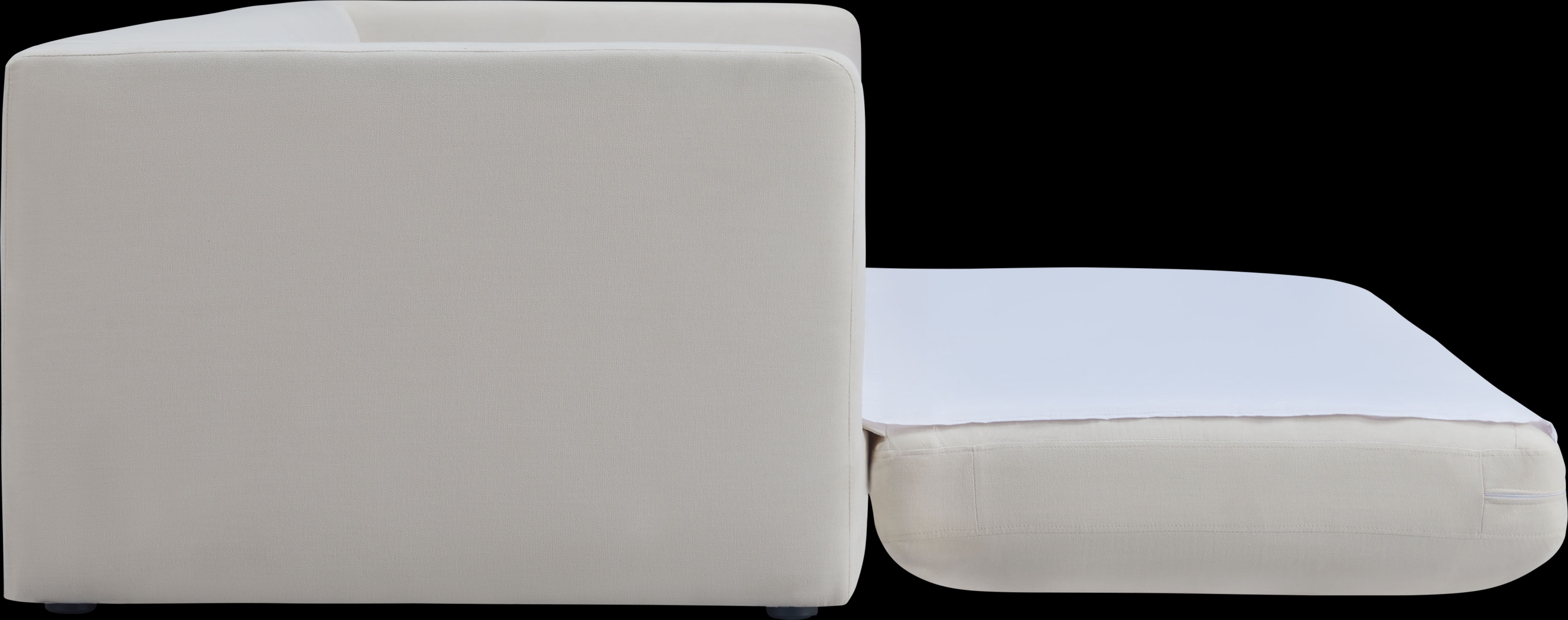 Rapalla Cream Linen Sleeper Sofa - Thumbnail - Image 6