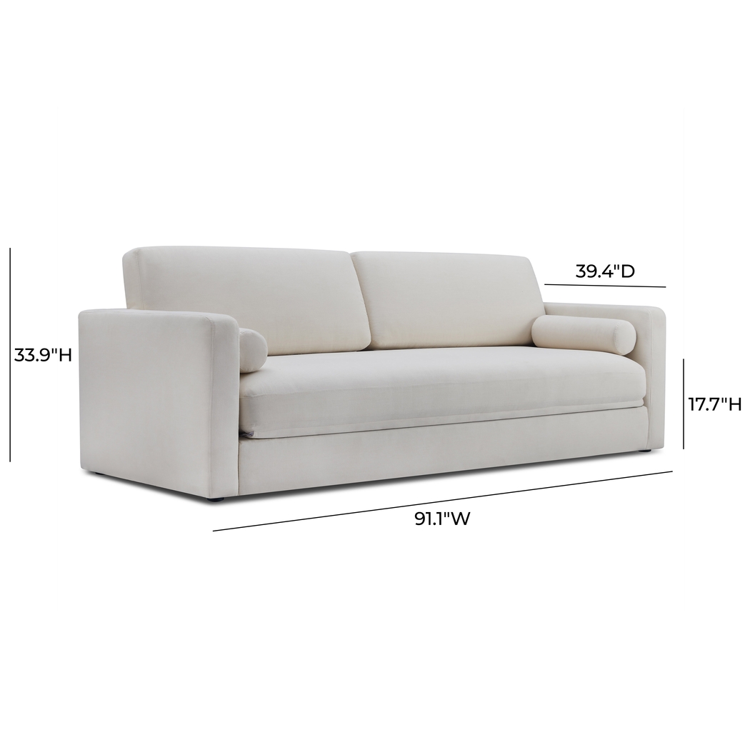 Rapalla Cream Linen Sleeper Sofa - Thumbnail - Image 10