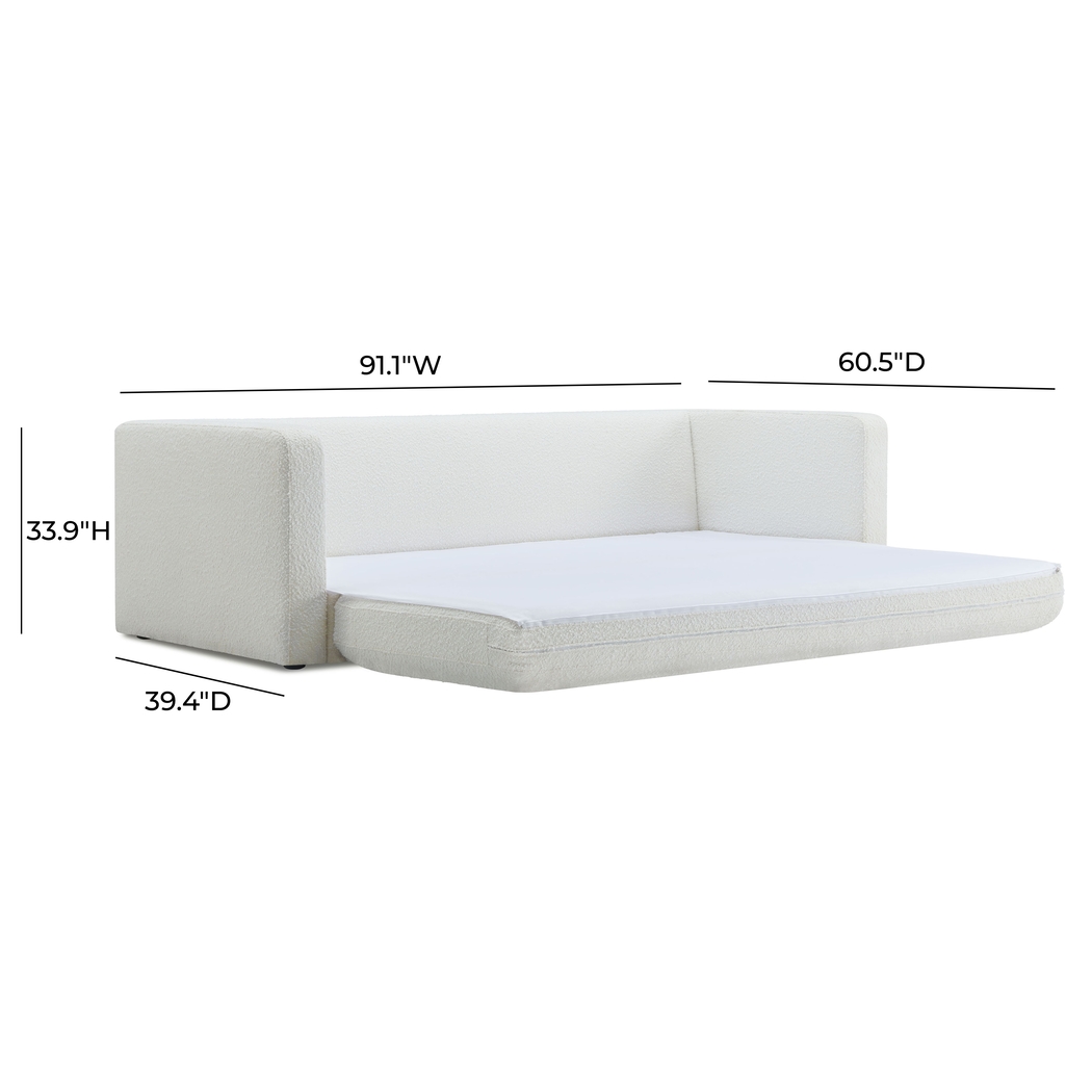 Rapalla Cream Sleeper Sofa - Thumbnail - Image 11