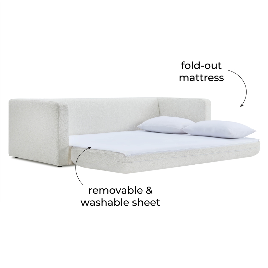 Rapalla Cream Sleeper Sofa - Thumbnail - Image 7