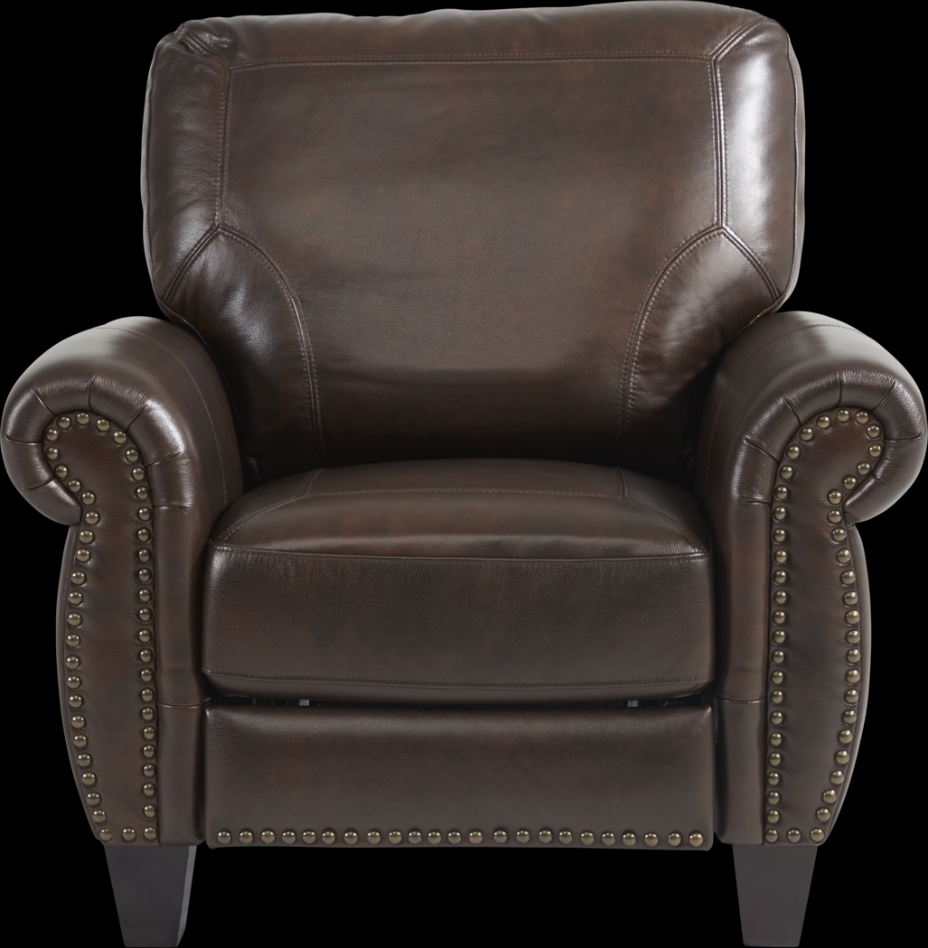 Rapallo Mahogany Leather Recliner - Thumbnail - Image 3