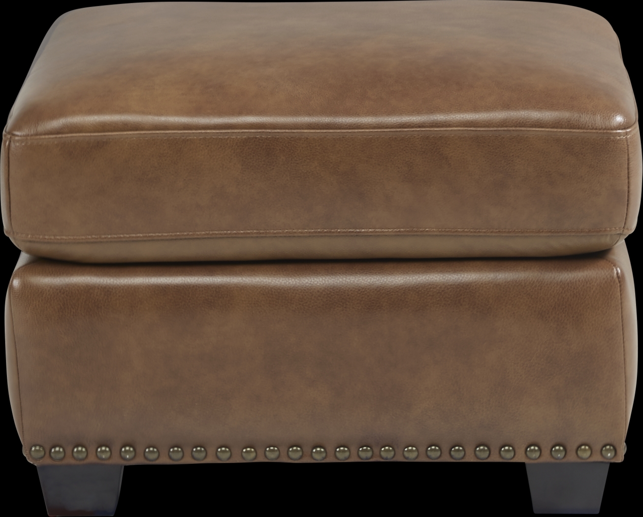 Rapallo Saddle Leather Ottoman - Thumbnail - Image 2
