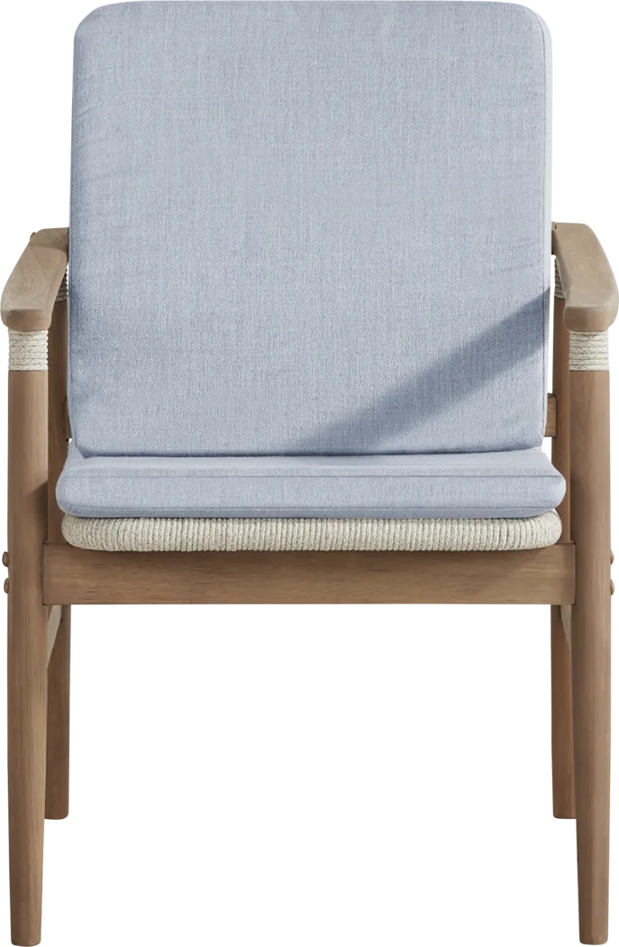 Raphina Gray 5 Pc 71 in. Outdoor Dining Set with Rain Cushions - Thumbnail - Image 7