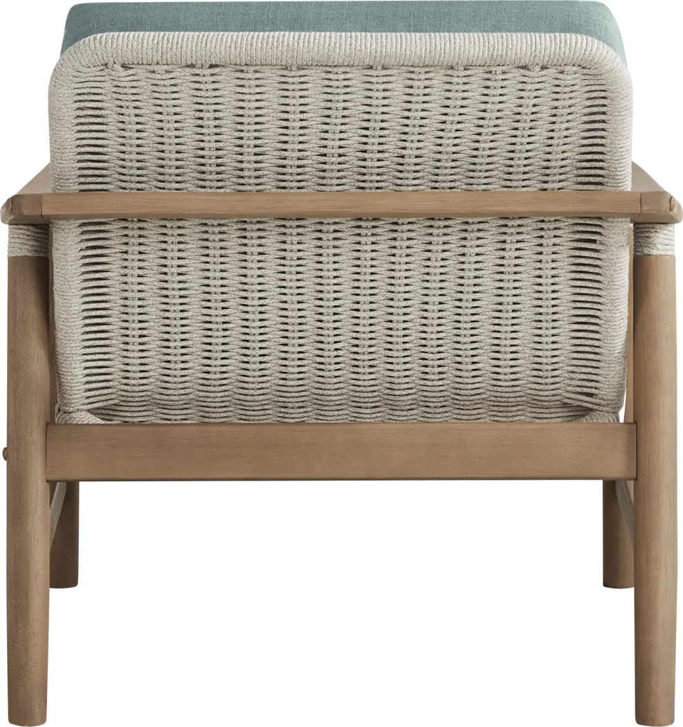 Raphina Gray 5 Pc Outdoor Chat Set with Jungle Cushions - Thumbnail - Image 4