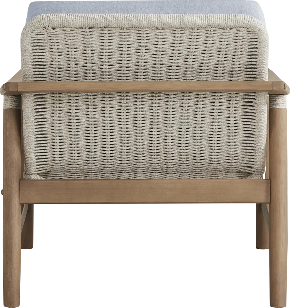 Raphina Gray 5 Pc Outdoor Chat Set with Rain Cushions - Thumbnail - Image 4