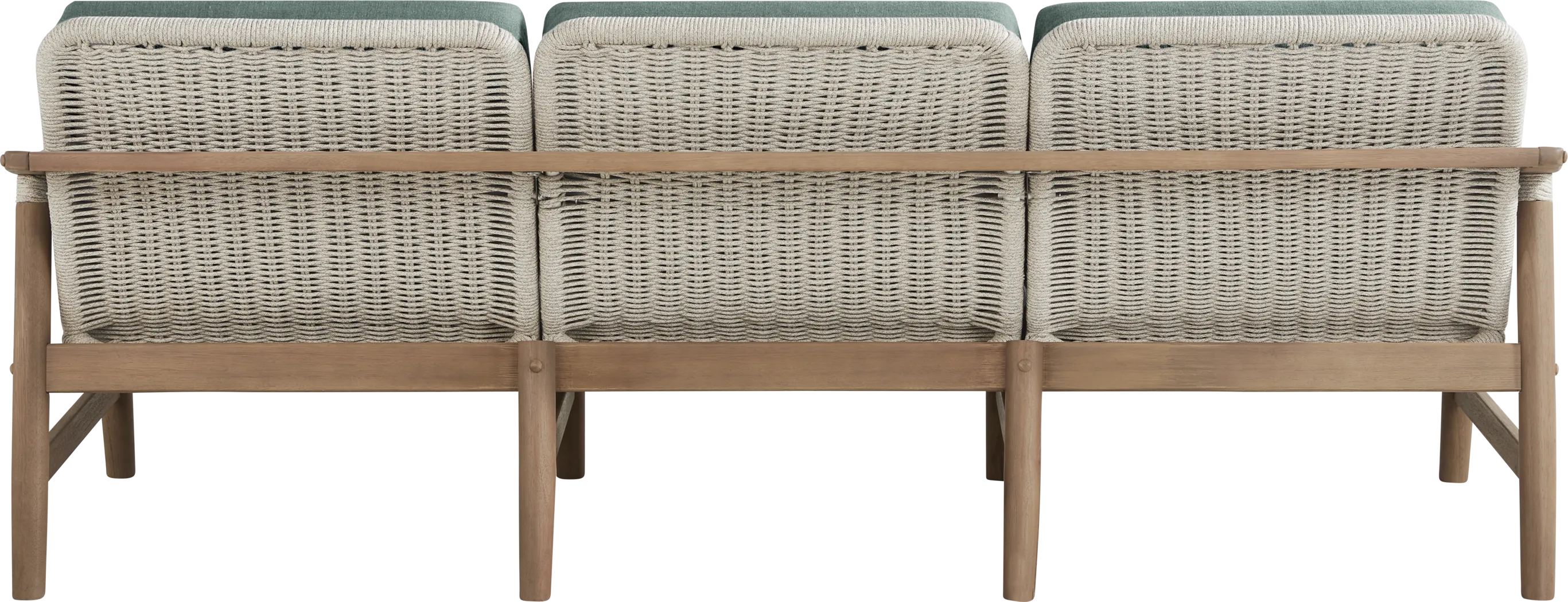 Raphina Gray Outdoor Sofa with Jungle Cushions - Thumbnail - Image 4