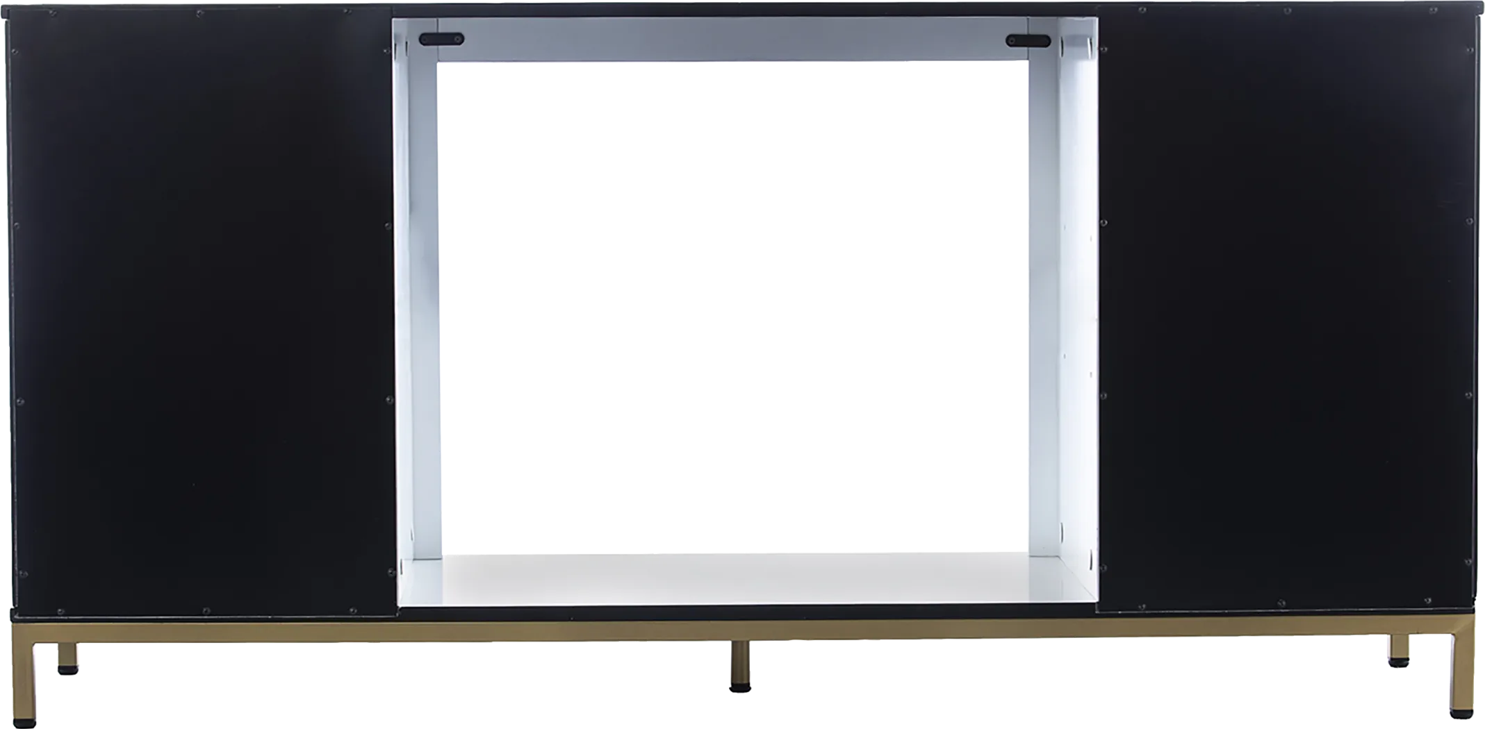 Rascher IV White 54 in. Console, With Touch Panel Electric Fireplace - Image 5