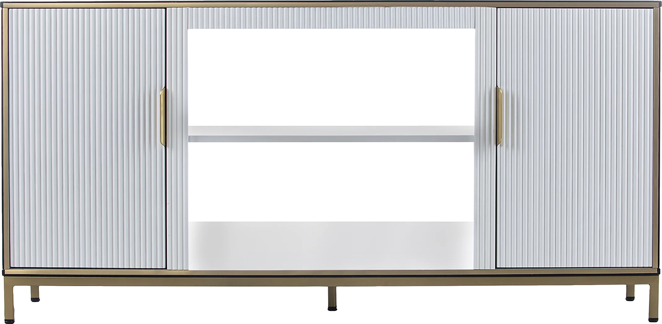 Rascher White 54 in. Console - Image 7