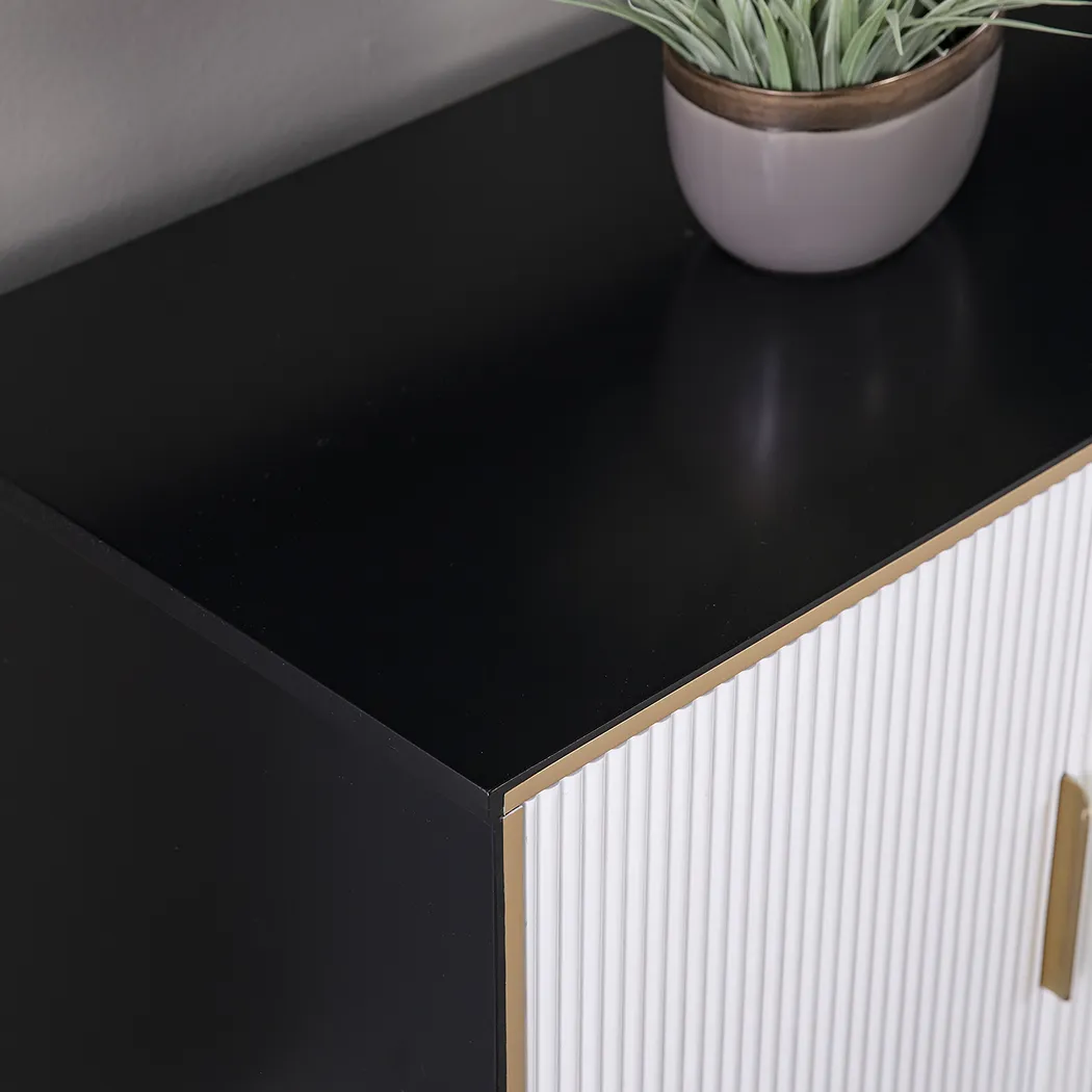 Rascher White 54 in. Console - Image 9