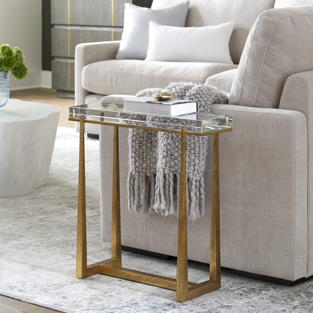 Rasha Gold Accent Table - Thumbnail - Image 4