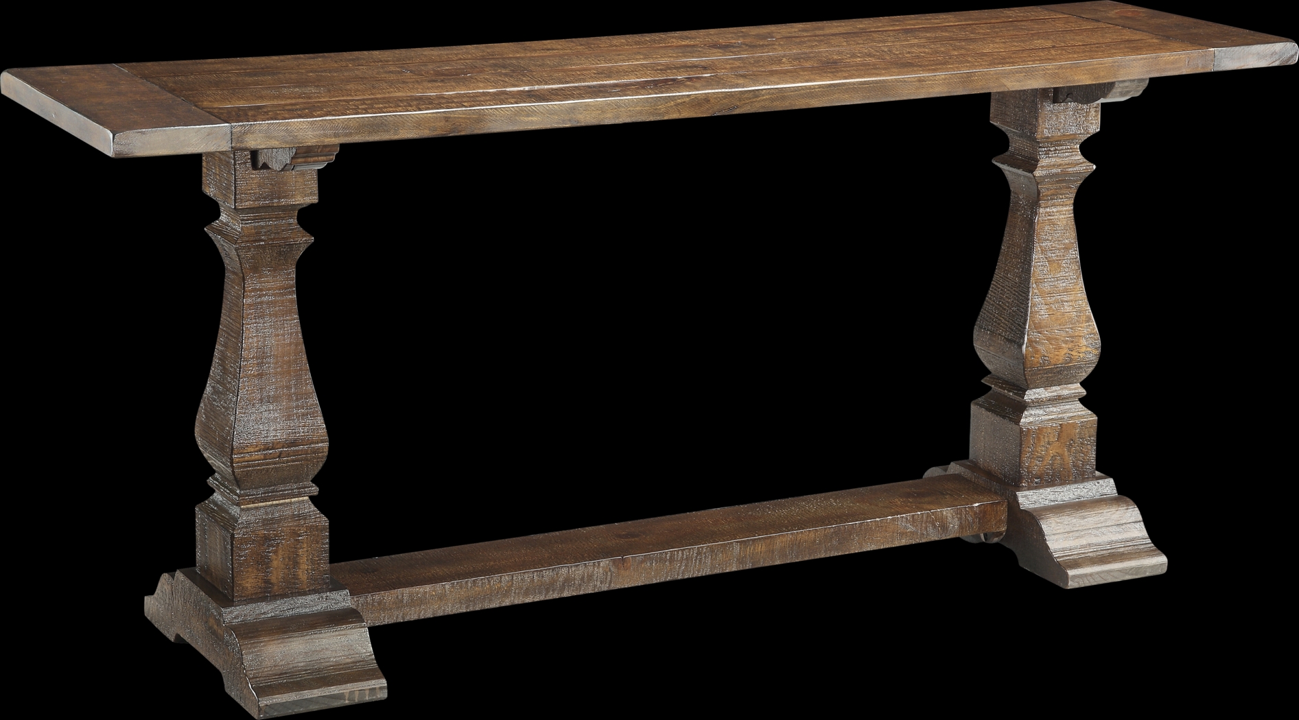 Raston Brown Sofa Table - Thumbnail - Image 1