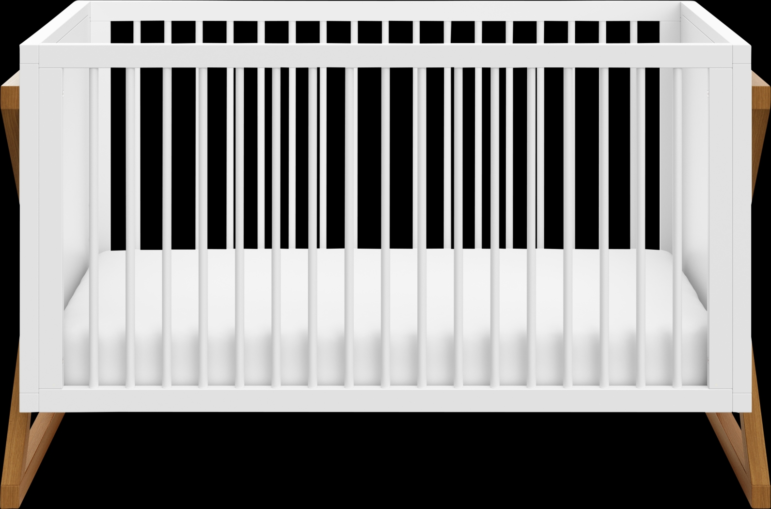 Rastus White Convertible Crib - Thumbnail - Image 3